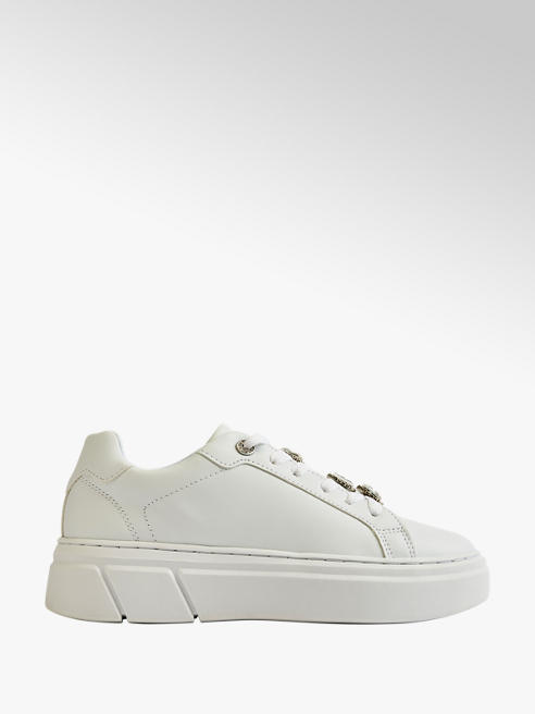 Graceland Sneaker in Weiß mit Schmucksteinen