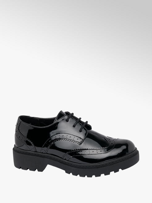 Graceland Teen Girls Chunky Lace up Brogue School Shoes | Deichmann