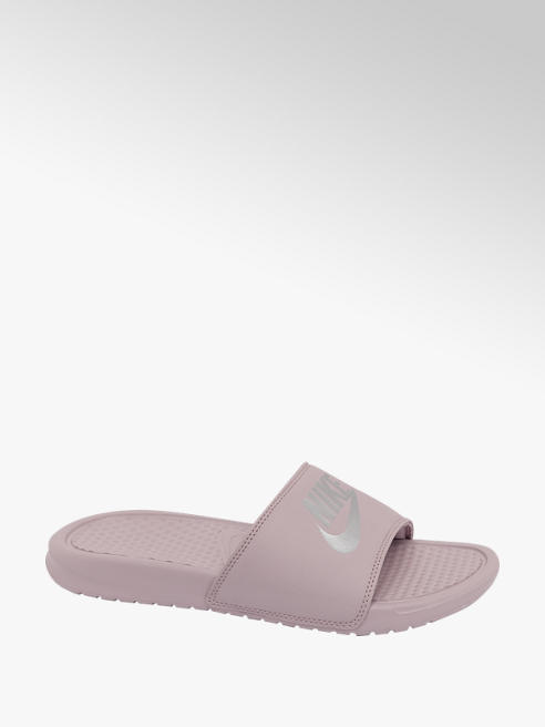 nike benassi pink slides