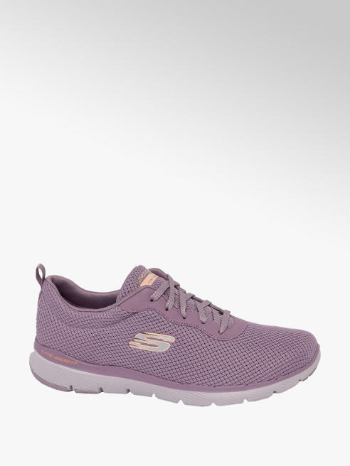 skechers ladies lace up trainers
