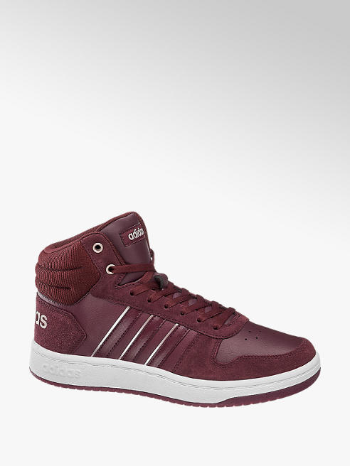 In Cut Bordeaux Mid Von Adidas 0 2 Hoops Artikelnummernbsp;1765734 QxeCoBrdW