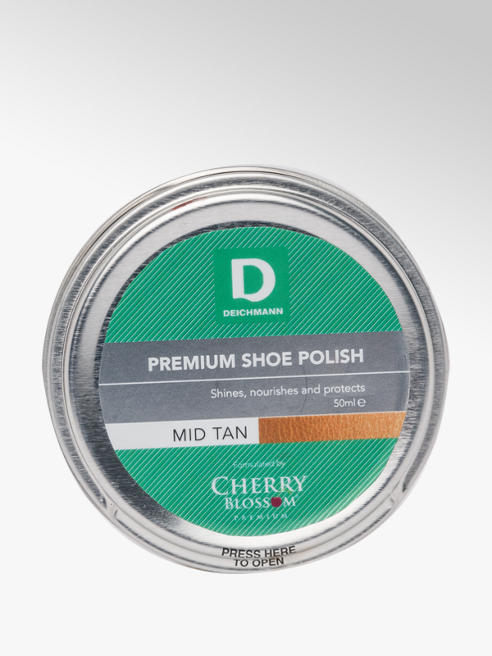 mid tan boot polish