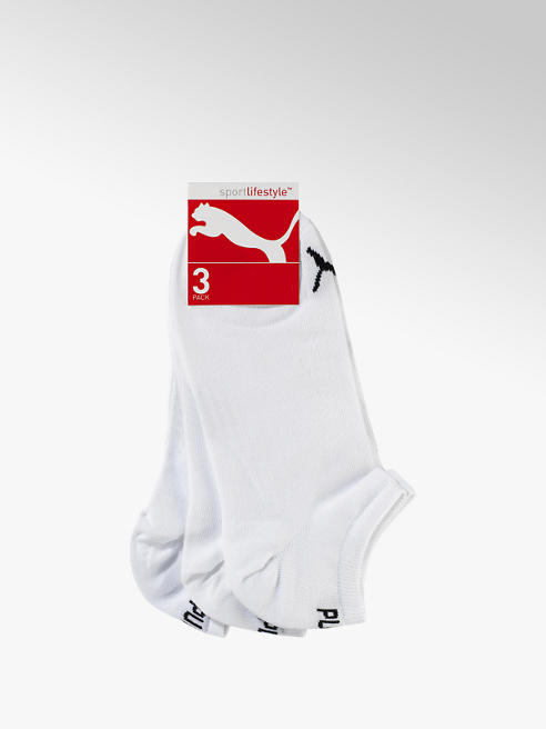 Puma Puma 3 Pairs Chaussettes Sneaker Invisible Hommes 43-46