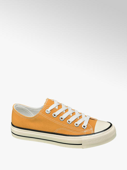 Vty Leinen Sneaker in Orange