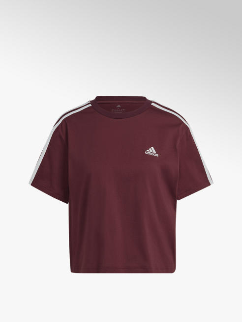 adidas Crop T-Shirt in Rot