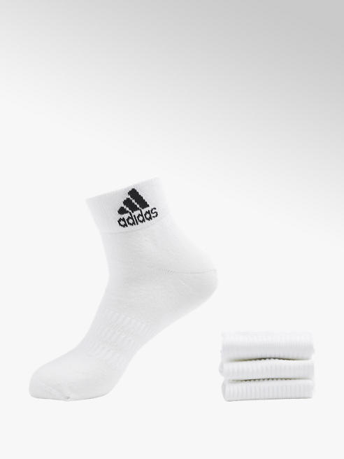 adidas 3er Pack Socken in Weiß Gr. 37-45
