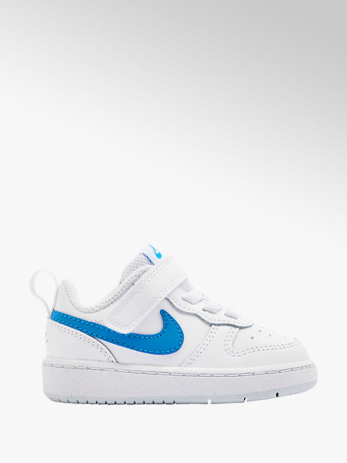 NIKE bialo-niebieskie sneakersy dziecięce Nike Court Borough Low