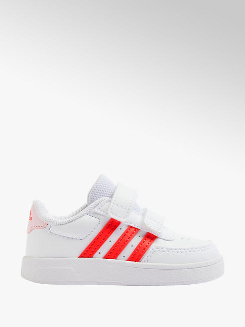 adidas biało-czerwone sneakersy dziecięce Breaknet 2.0 CF I