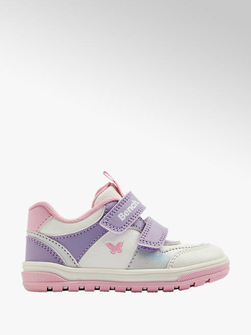 Bench biało-fioletowo-różowe sneakersy dziewczęce Bench