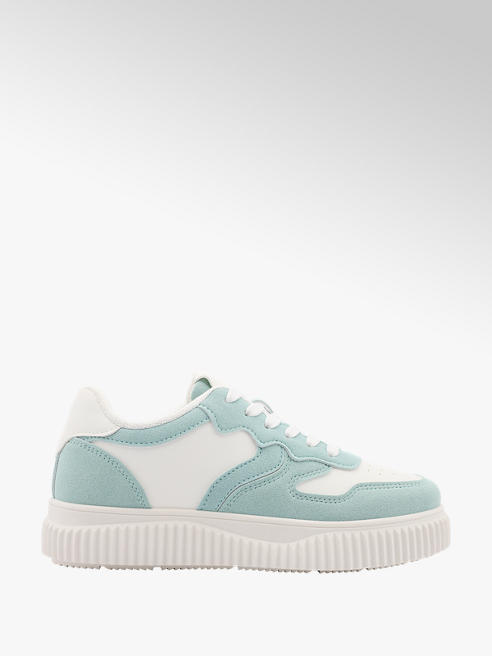 Graceland biało-niebieskie sneakersy damskie Graceland