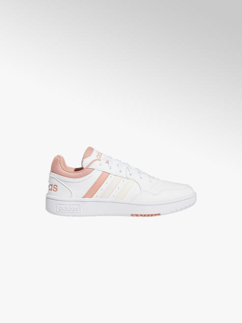 adidas biało-różowe sneakersy damskie adidas Hoops 3.0