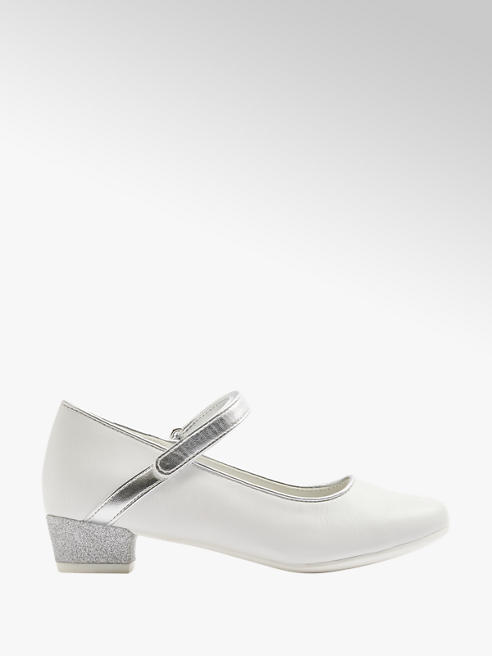 Graceland biało-srebrne buty komunijne Graceland dla dziewczynki
