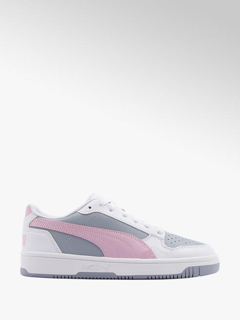 Puma biało-szaro-różowe sneakersy damskie Puma Reb-L