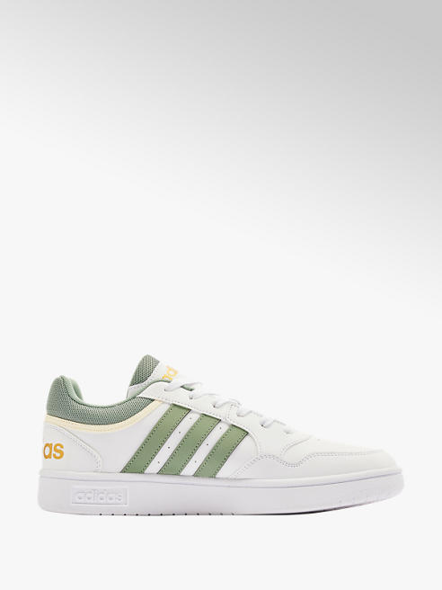 adidas biało-zielone sneakersy damskie adidas Hoops 3.0