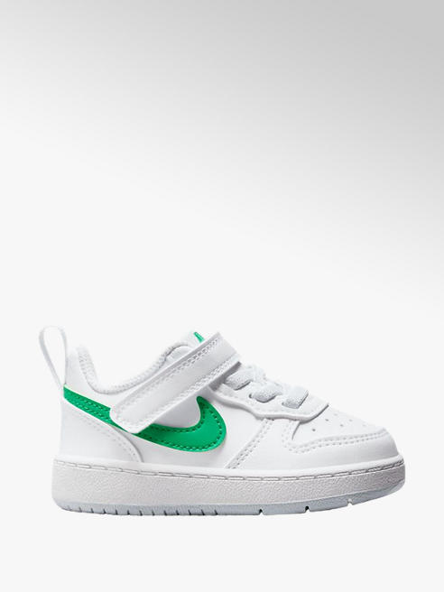 NIKE biało-zielone sneakersy dziecięce Nike Court Borough Low Recraft