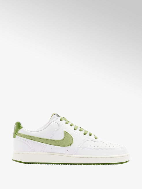 NIKE biało-zielone sneakersy męskie Nike Court Vision