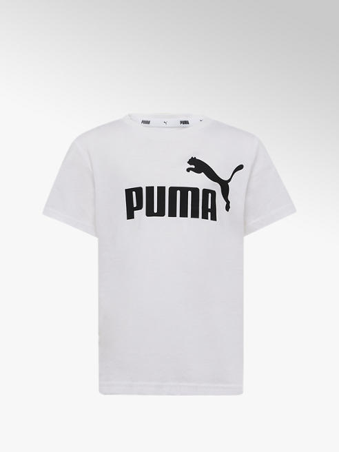 Puma biały tshirt dziecięcy Puma Logo Tee