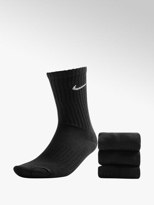 NIKE czarne skarpetki Nike Cushion Crew 3pak
