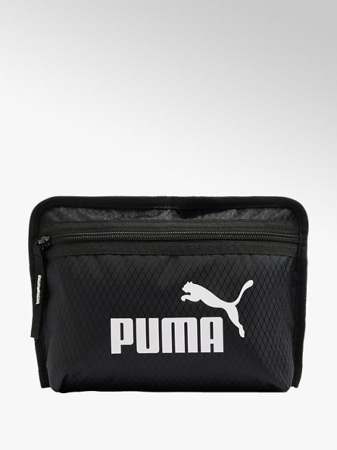 Puma czarno-biała torebka Puma na pasku
