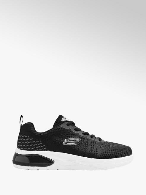 Skechers czarno-białe sneakersy męskie Skechers z wkładką memory foam
