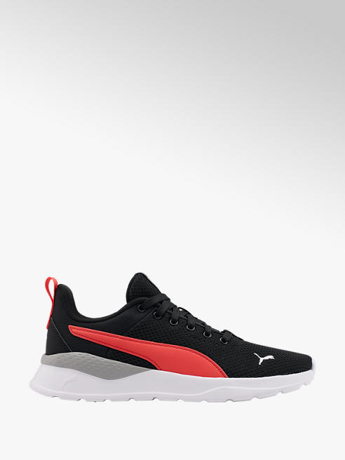 Puma czarno-czerwone młodzieżowe sneakersy Puma Anzarun Lite 