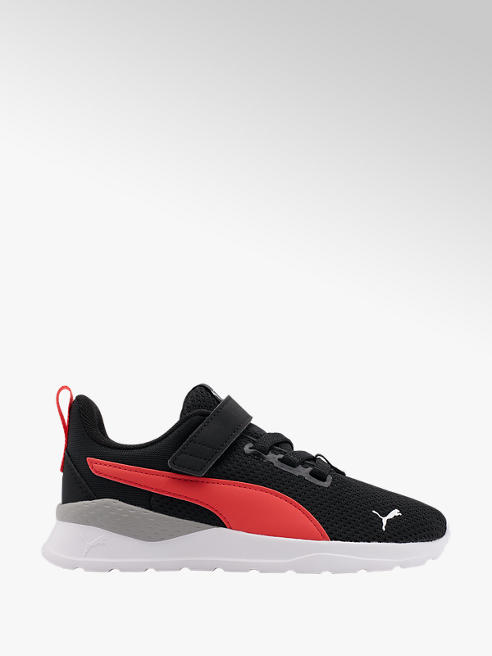 Puma czarno-czerwone sneakersy dziecięce Puma Anzarun Lite AC +