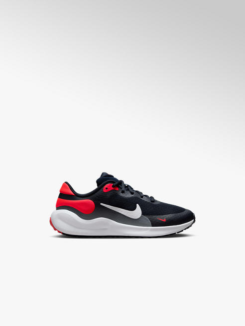 NIKE czarno-czerwone sneakersy młodzieżowe Nike Revolution 7