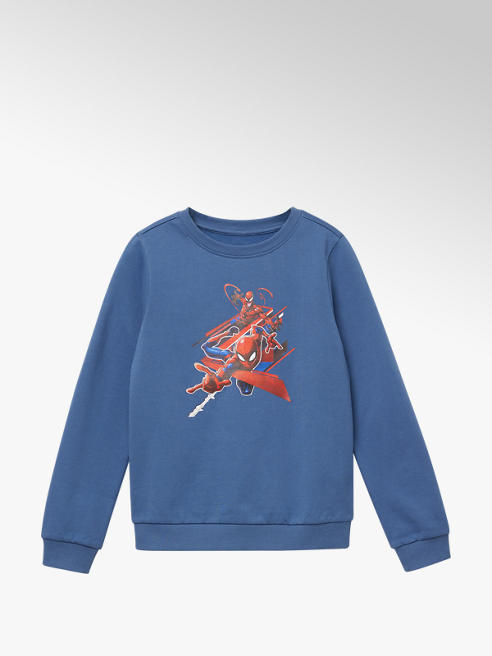 Spiderman granatowa bluza dziecięca z długim rekawem 