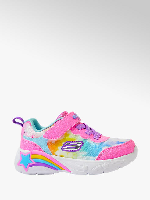 Skechers kolorowe sneakersy dziewczęce Skechers ze światełkiem