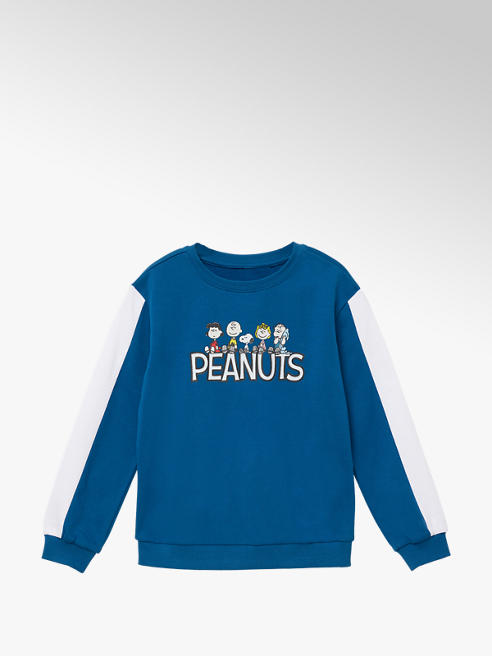 Peanuts niebiesko-biała bluza dziecięca