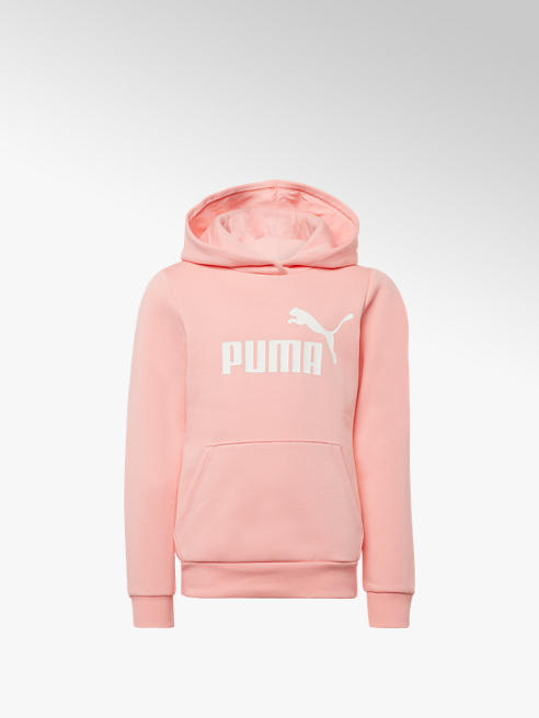 Puma różowa bluza dziewczęca Puma Ess Logo Hoodie