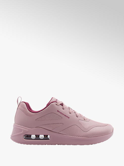 Skechers różowe sneakersy damskie Skechers na podeszwie Solitair