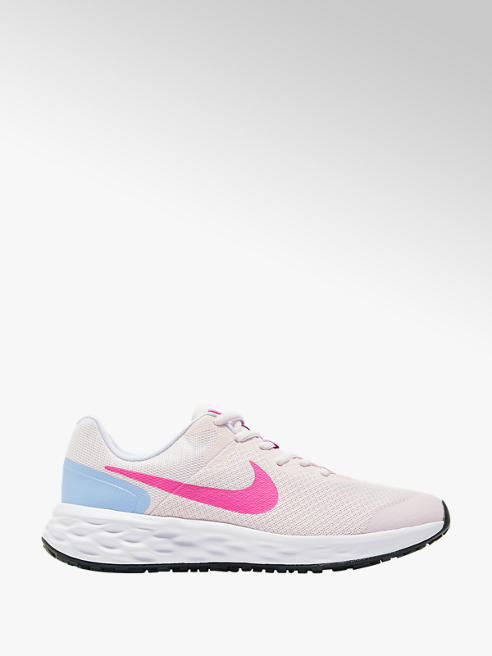 NIKE różowo-błękitne sneakersy młodzieżowe Nike Revolution 6