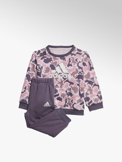 adidas różowo-fioletowy komplet dziecięcy