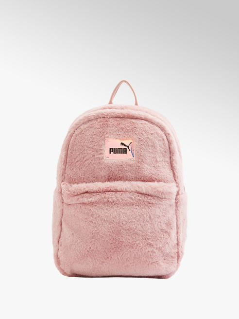 Puma różowy futerkowy plecak damski Puma