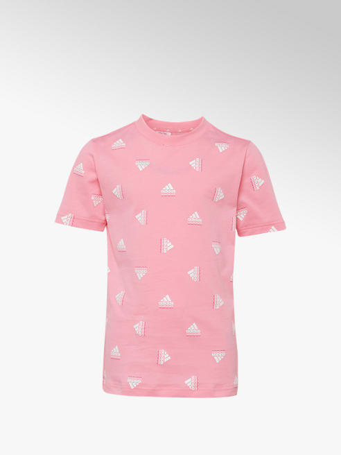 adidas różowy thshirt dziewczęcy adidas