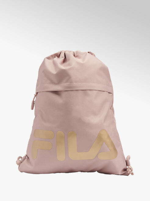 Fila różowy worek Fila ze złotym logo