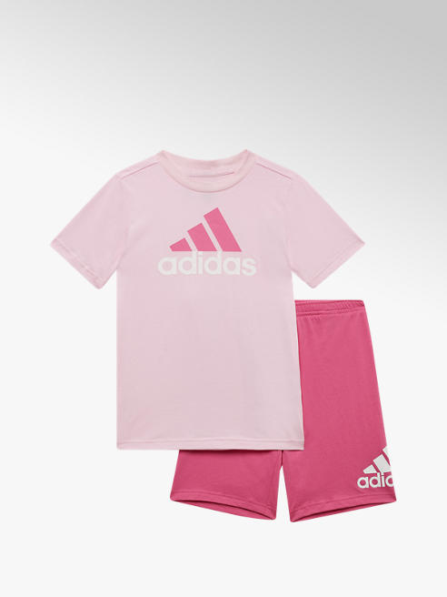 adidas różowy zestaw dziecięcy adidas