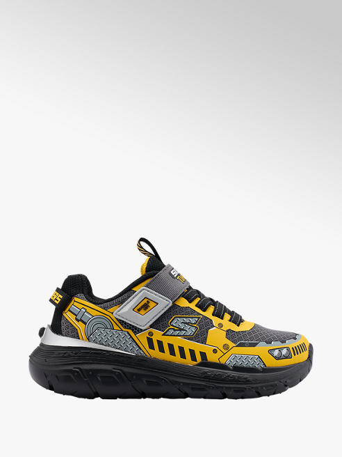 Skechers szaro-żółto-czarne sneakersy dziecięce Skechers Skech Tracks