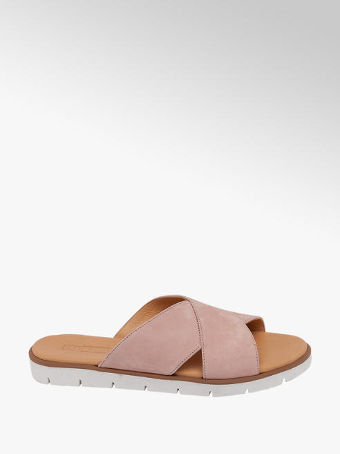 leather mule sandals ladies