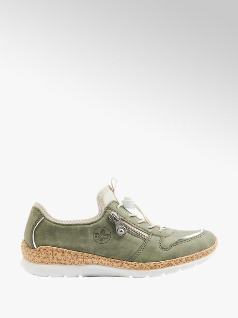 Rieker zielone komfortowe buty damskie Rieker