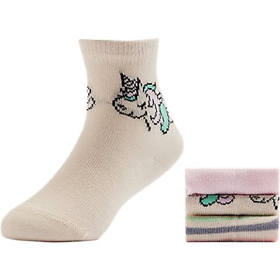 elefanten 3er Pack Socken - beige/pink