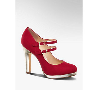 Spangen Pumps von Catwalk in rot DEICHMANN Spangen Pumps von Catwalk in rot DEICHMANN