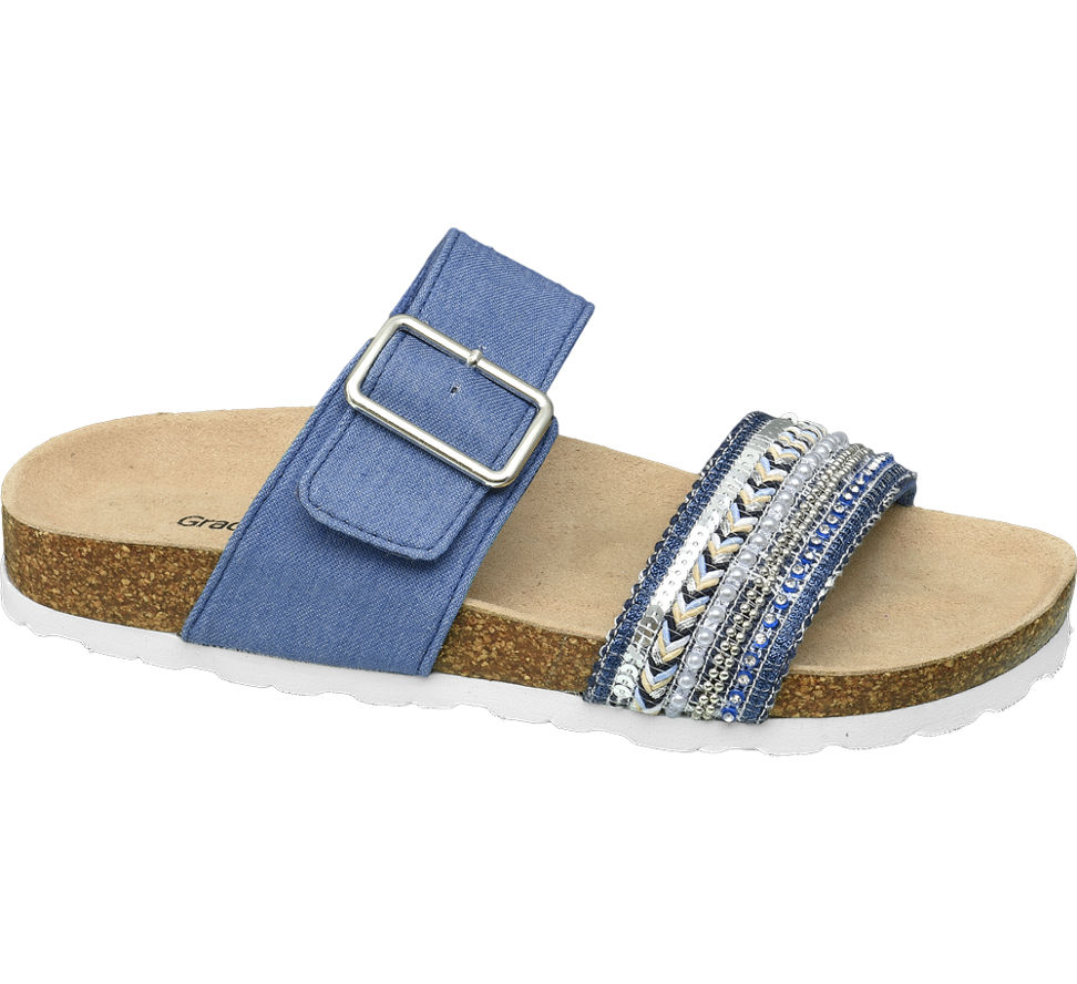 Graceland Damen Pantolette weiß Neu