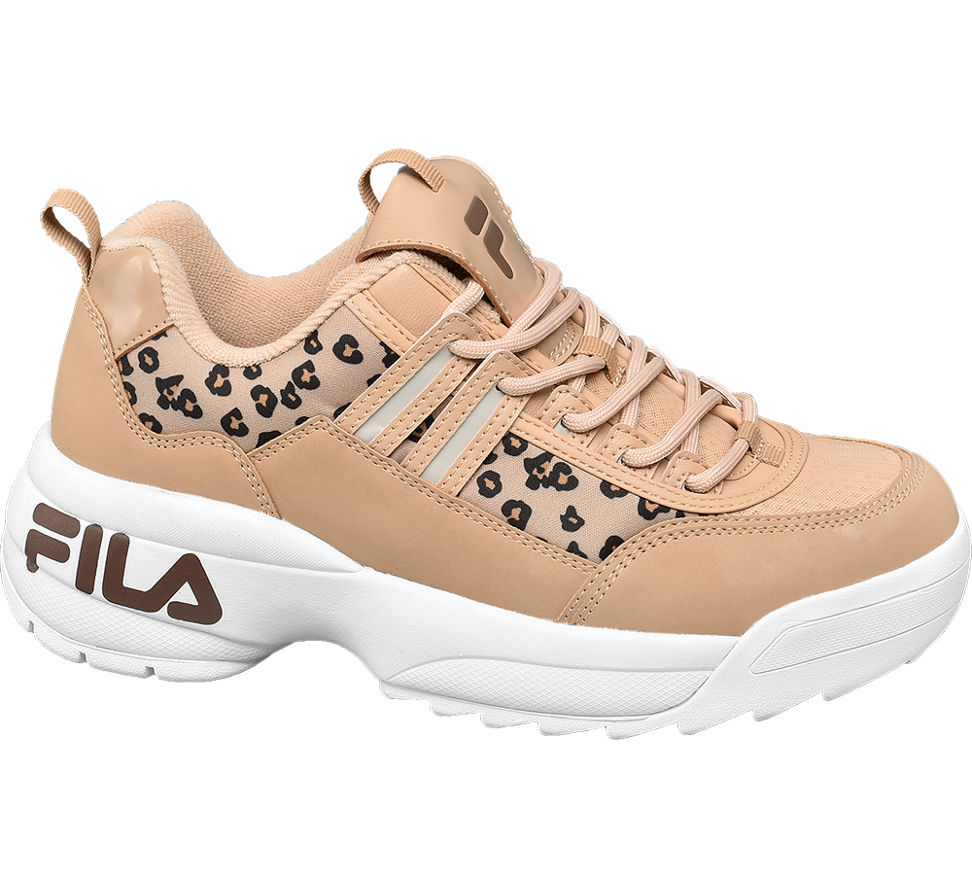 beige fila sneakers