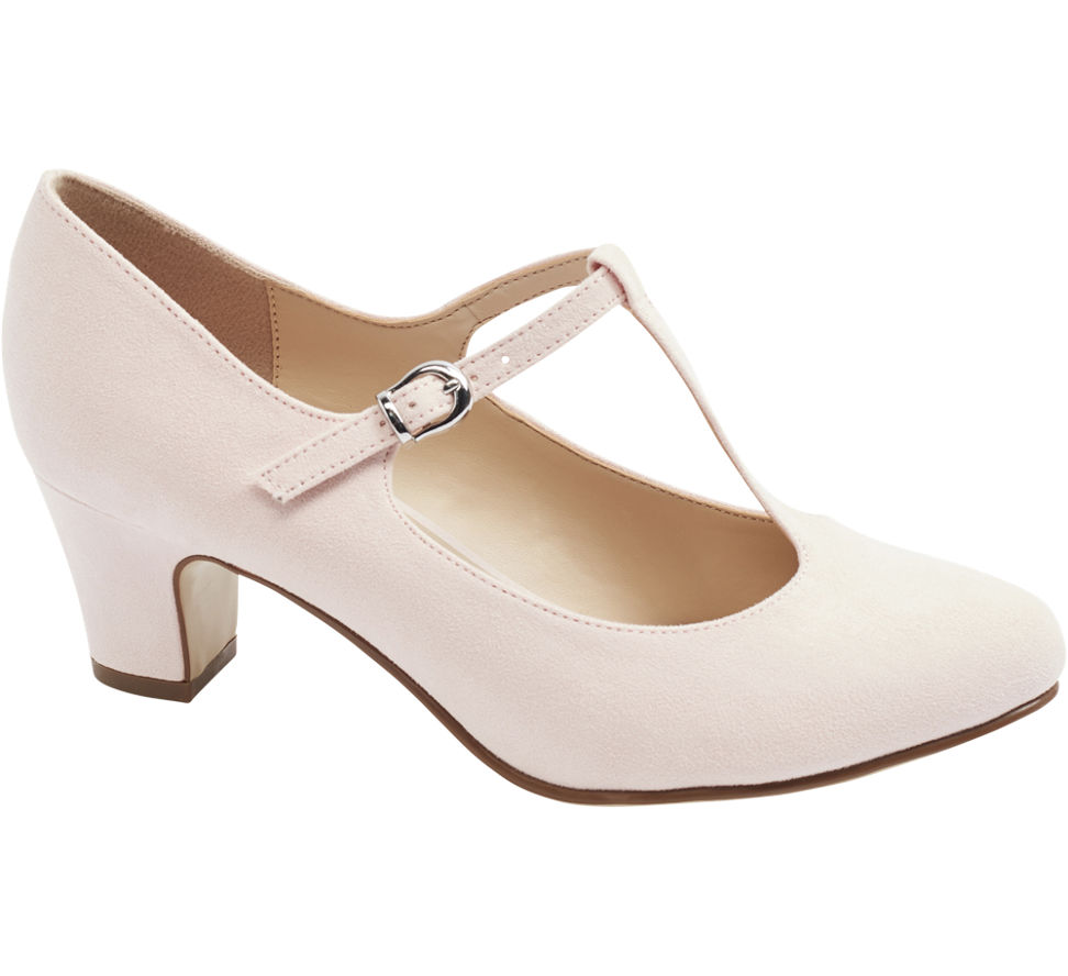 Graceland Damen Spangen Pumps beige Neu