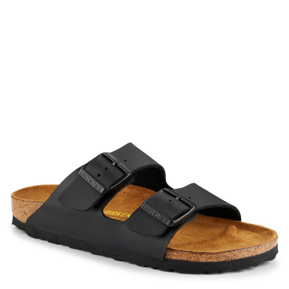 Birkenstock Arizona Women's Flatbed Sandal (BLACK) | Off Broadway Shoes